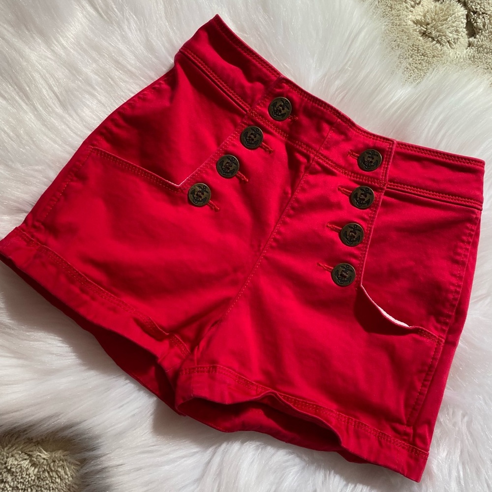 Express High Waisted Sailor Shorts